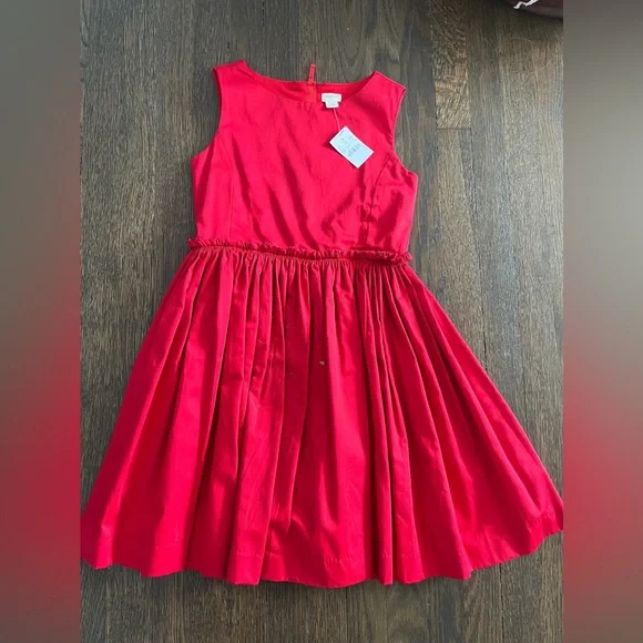 J. Crew | Dresses | Crewcuts Red Holiday Dress Girls | Poshmark